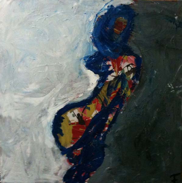 GraVida acrilico su tela 60x60 anno 2011 GraVida
