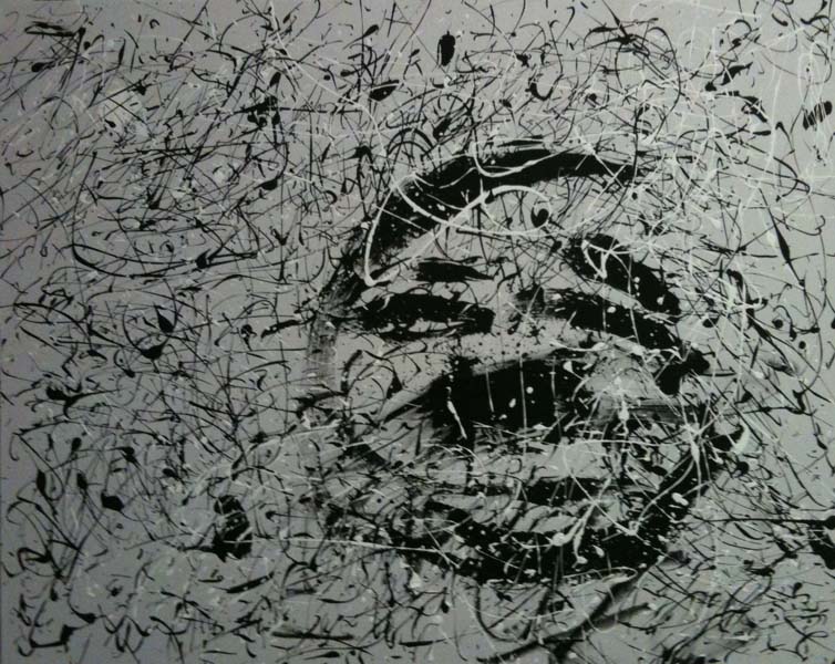 acrilico su tela 100x60 anno 2011 SMILE