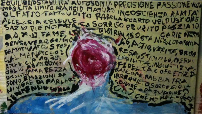 liberopensiero acrilico su tela 100x60 anno 2011 liberopensiero
